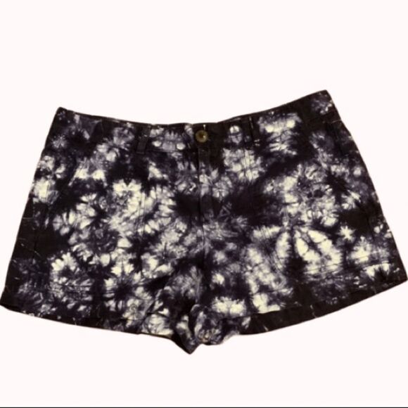 GAP Linen Blend Tie Dye Shorts Sz 2 - Picture 1 of 12